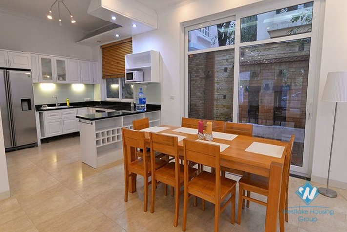 Nice villa for rent in Ciputra, Tay Ho, Hanoi, Unfurnished